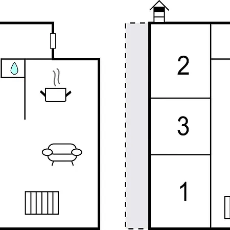 アパート 3 Bedroom In